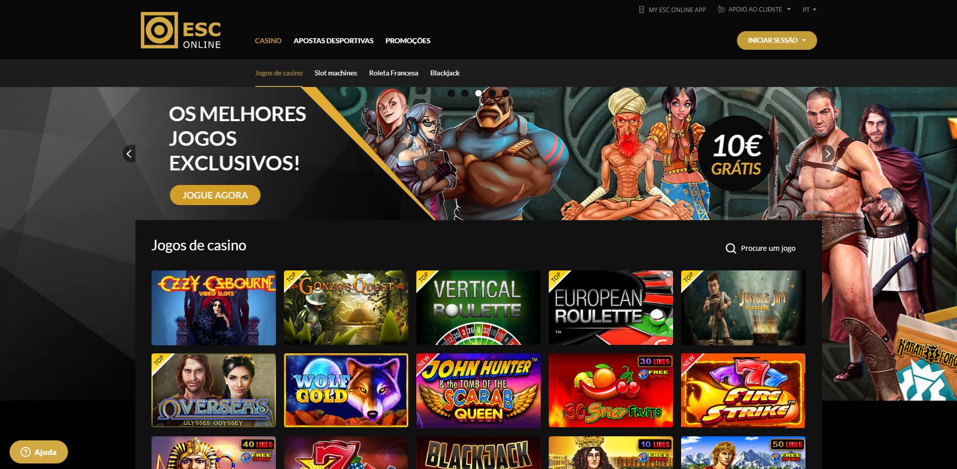 Casinos Online sobre Portugal Os Melhores em Casinos pt